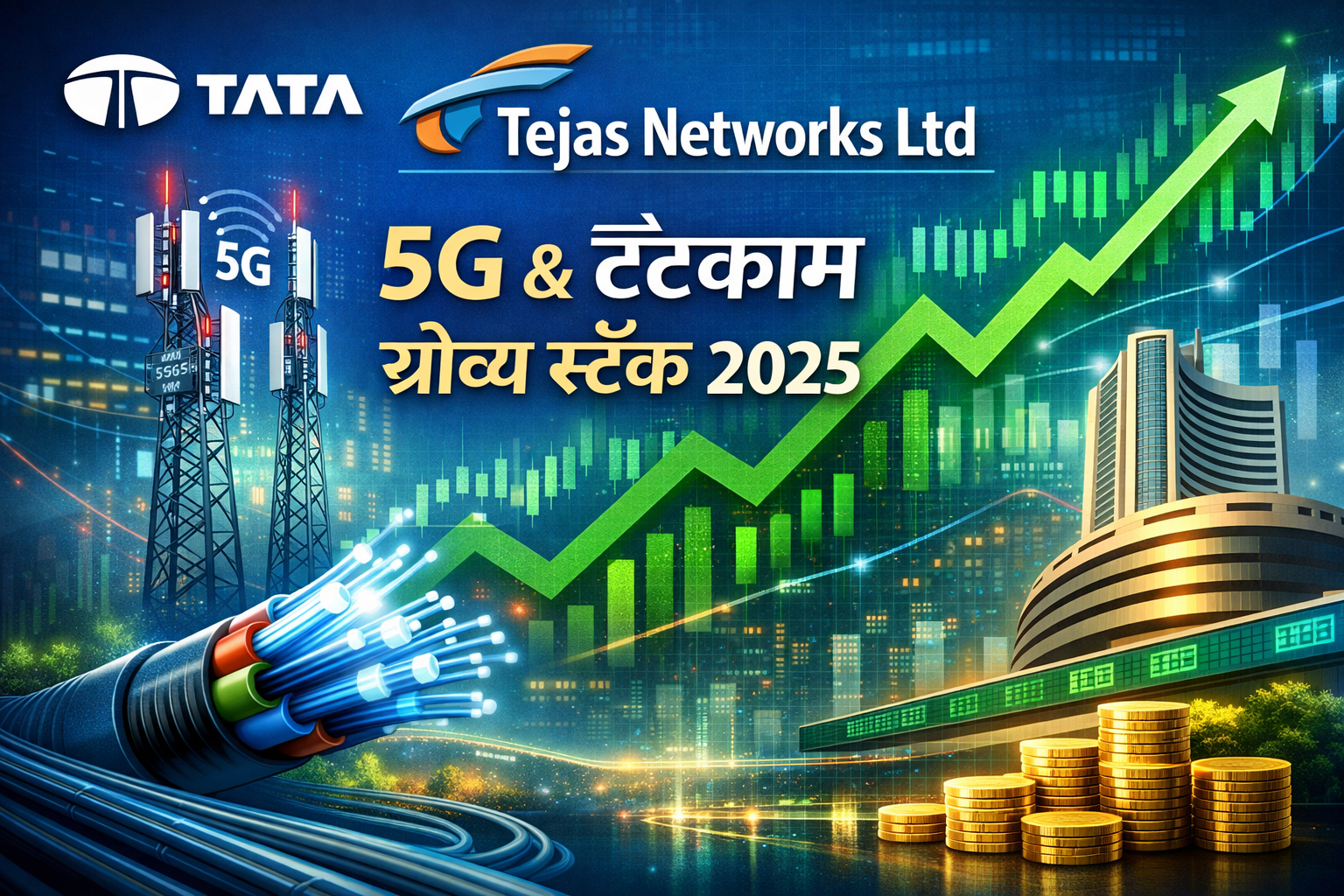 Tejas Networks Ltd Share Analysis 2025 | Tata Group की 5G Telecom Stock